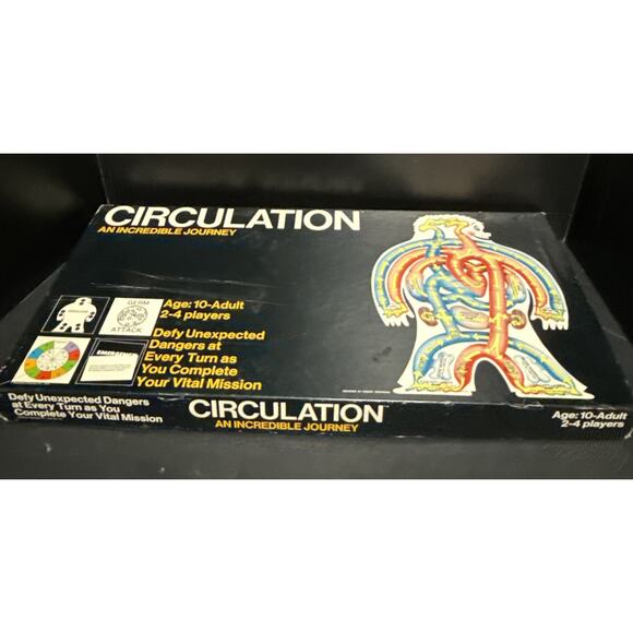 Circulation An Incredible Journey Board Game Educational STEM Human Body 1986 - Picture 11 of 11